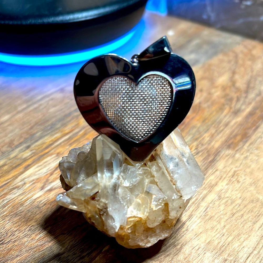 Dije corazón silver